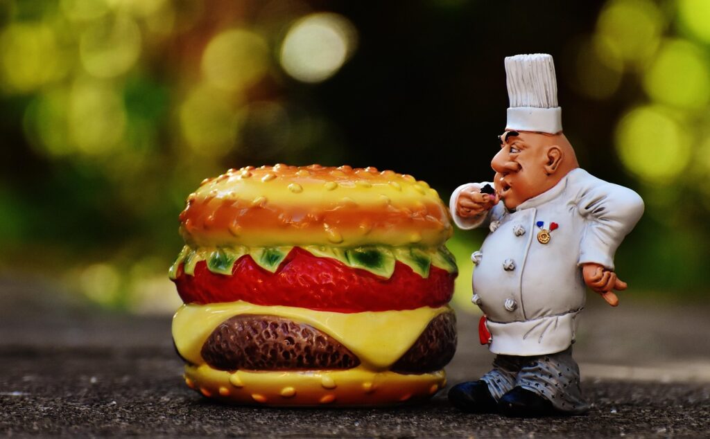 ハンバーガーの写真